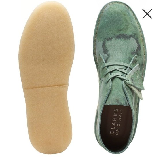 clarks desert coal green camouflage main image 8
